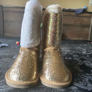 Girls Glitter Boots